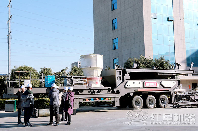 红星客户到厂参观建筑垃圾处理华体会官方网页版-华体会(中国)
